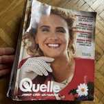 Stary katalog modowy quelle 1989 niemiecki 1200 stron prl vintage