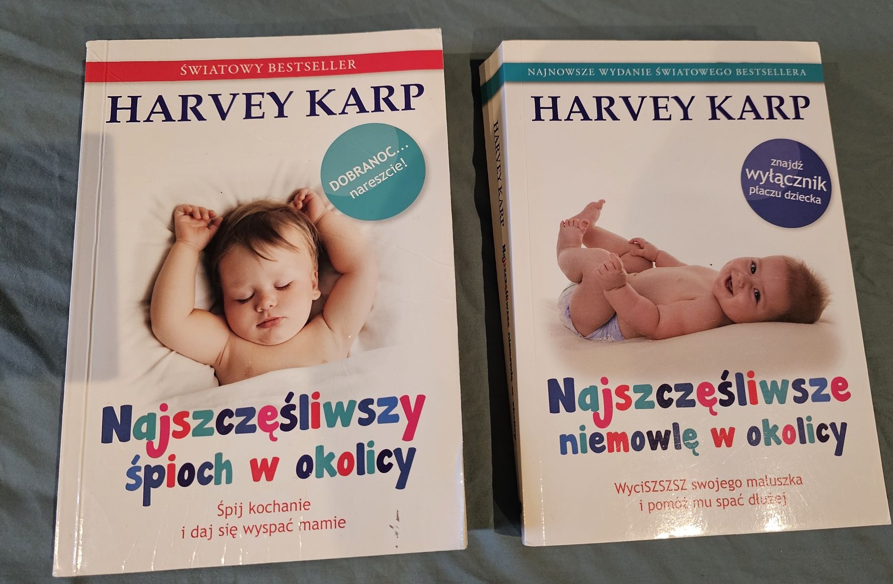 Sprzedam 2 książki Harvey Karp - Najszczęśliwsze niemowle i śpioch w..