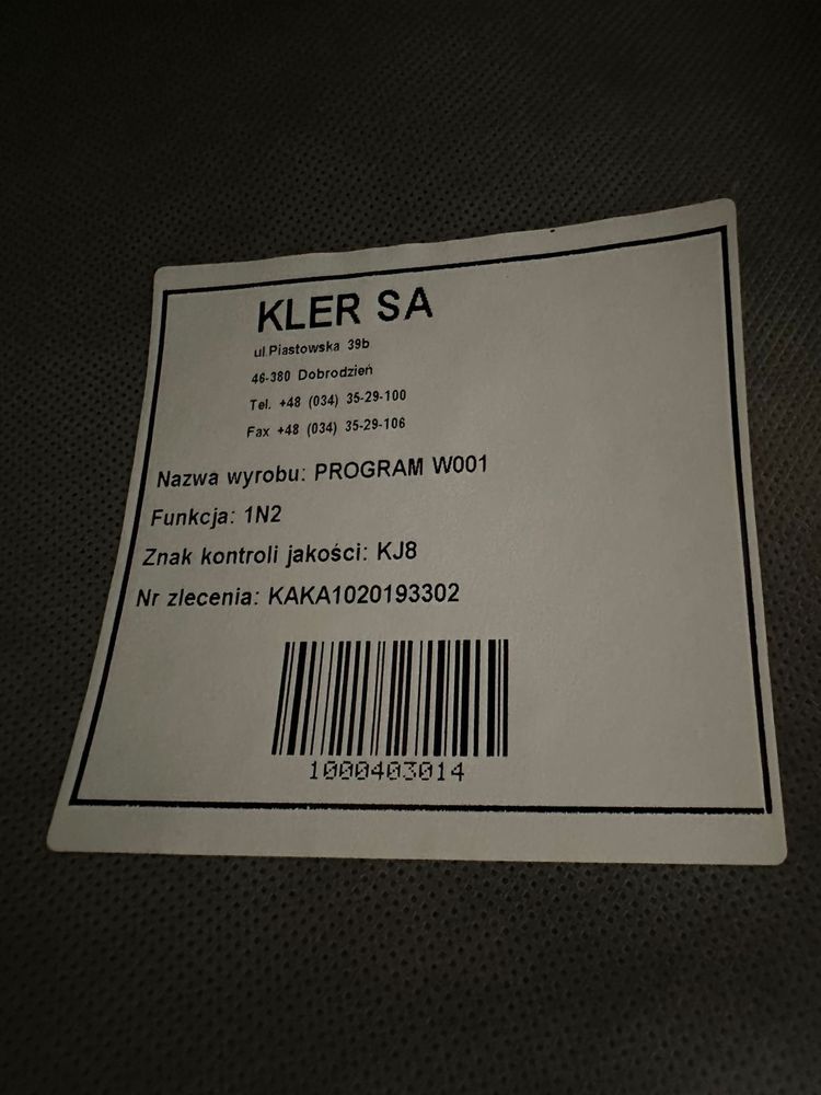 Skórzany komplet lub pojedyncze meble KLER