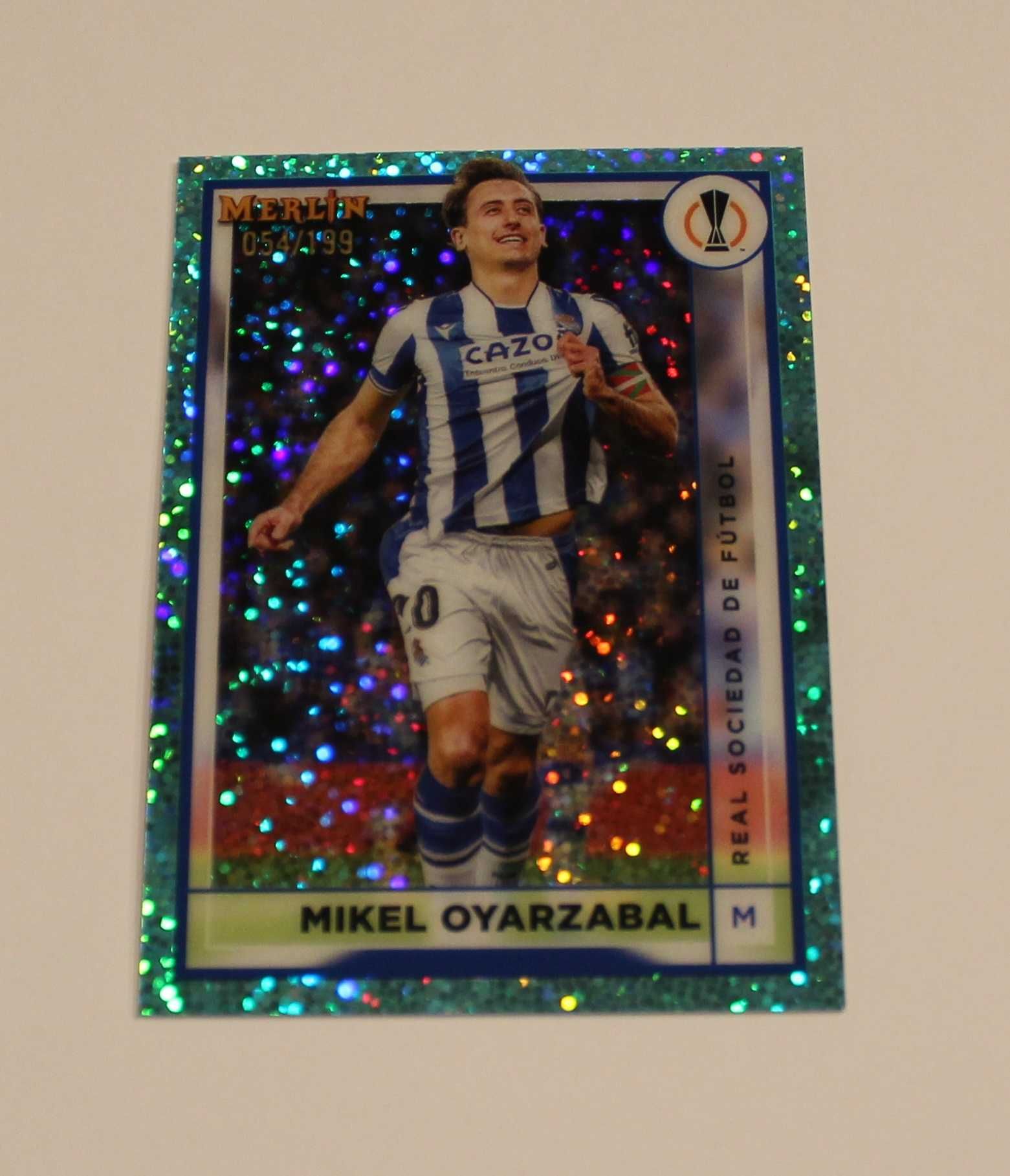 Mikel Oyarzabal limit 054/199 Topps Merlin 2023