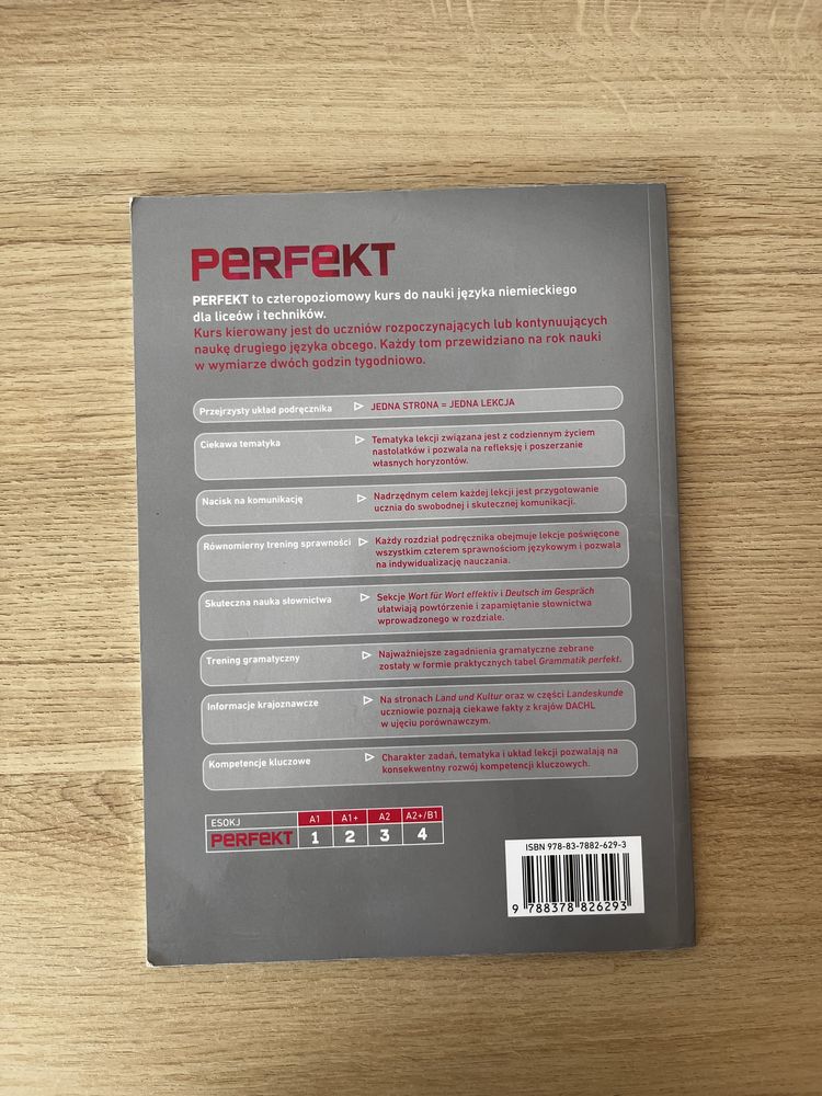 Zestaw podręcznik i zeszyt ćwiczeń Perfekt 3 jezyk niemiecki Pearson