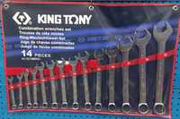 Набір ключів 10-32мм 14шт комбінованих рожково-накидних King Tony