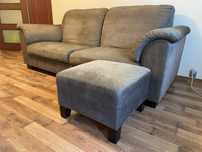 Sofa TIDAFORS 3, dwuosobowa z podnóżkiem