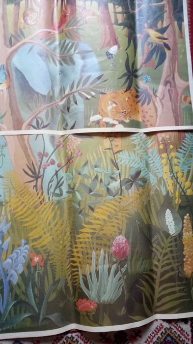 Детское настенное панно (обои).