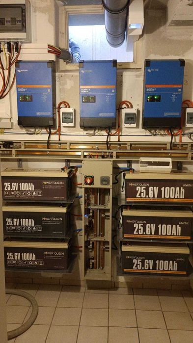 Аккумулятор Power Queen 25.6V 100Ah 2560Wh 24V LiFePO4 USA Батарея