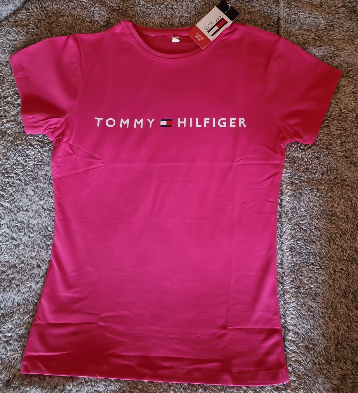 Koszulka tshirt logowana TH Tommy Nowa S