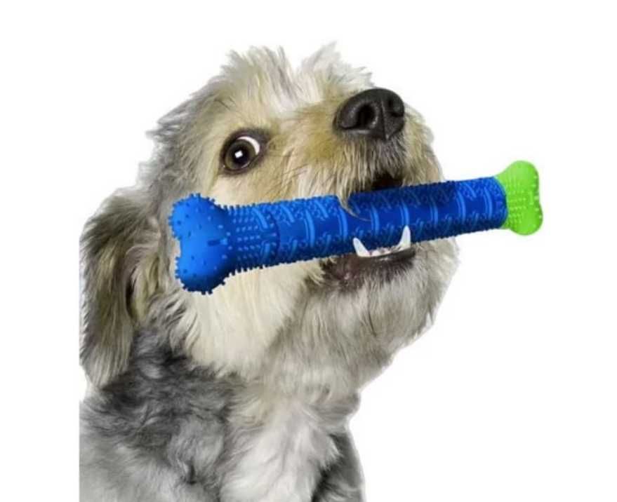 Зубная щетка игрушка кость для чистки зубов у собак 24 см