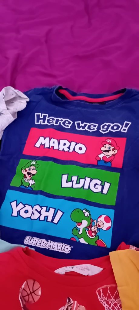 Conjunto de T-shirts para bebé/criança tamanho  2 anos