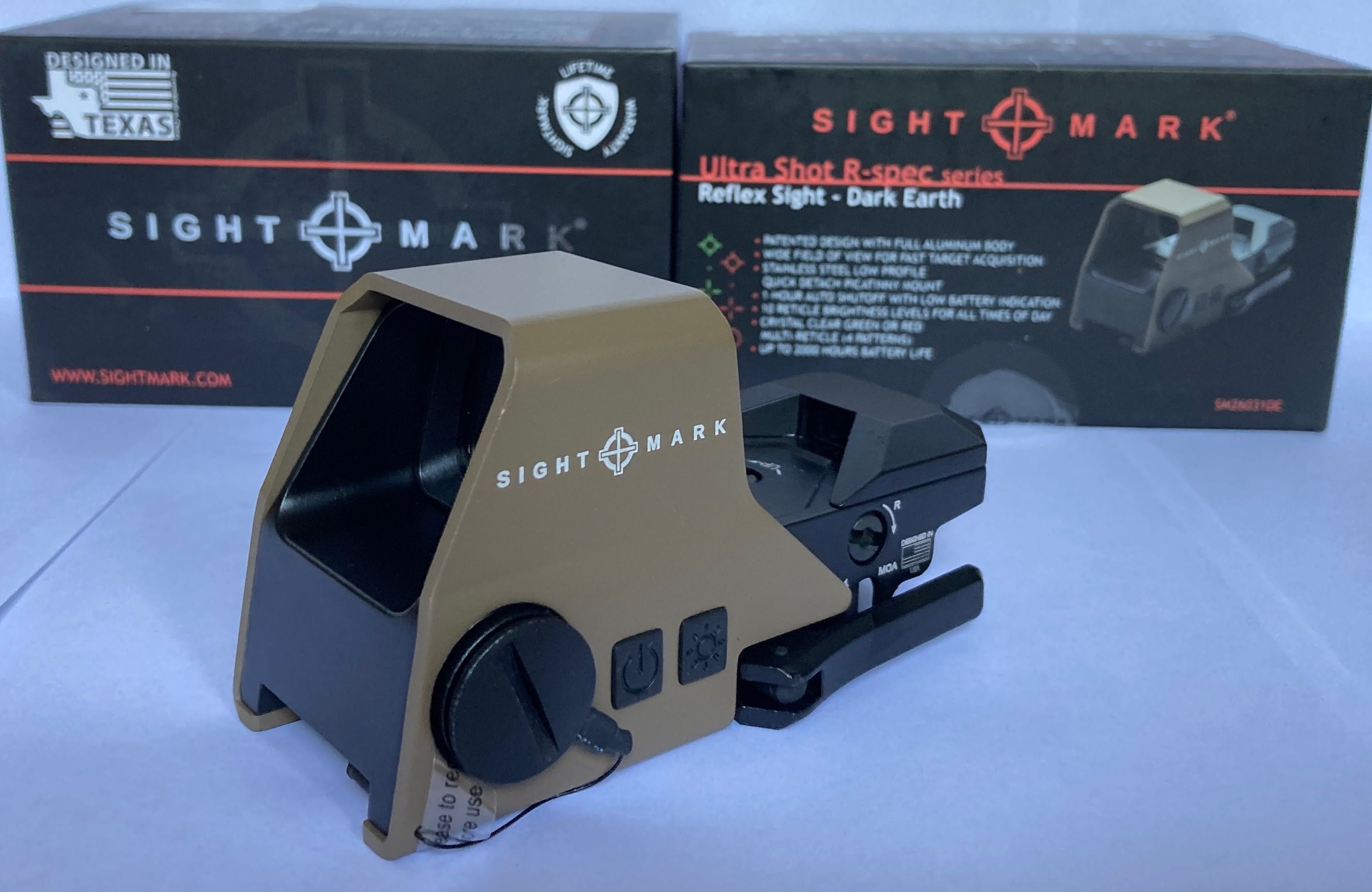 Прицел коллиматорный Sightmark R-Spec с двухцветной мультисеткой 26031