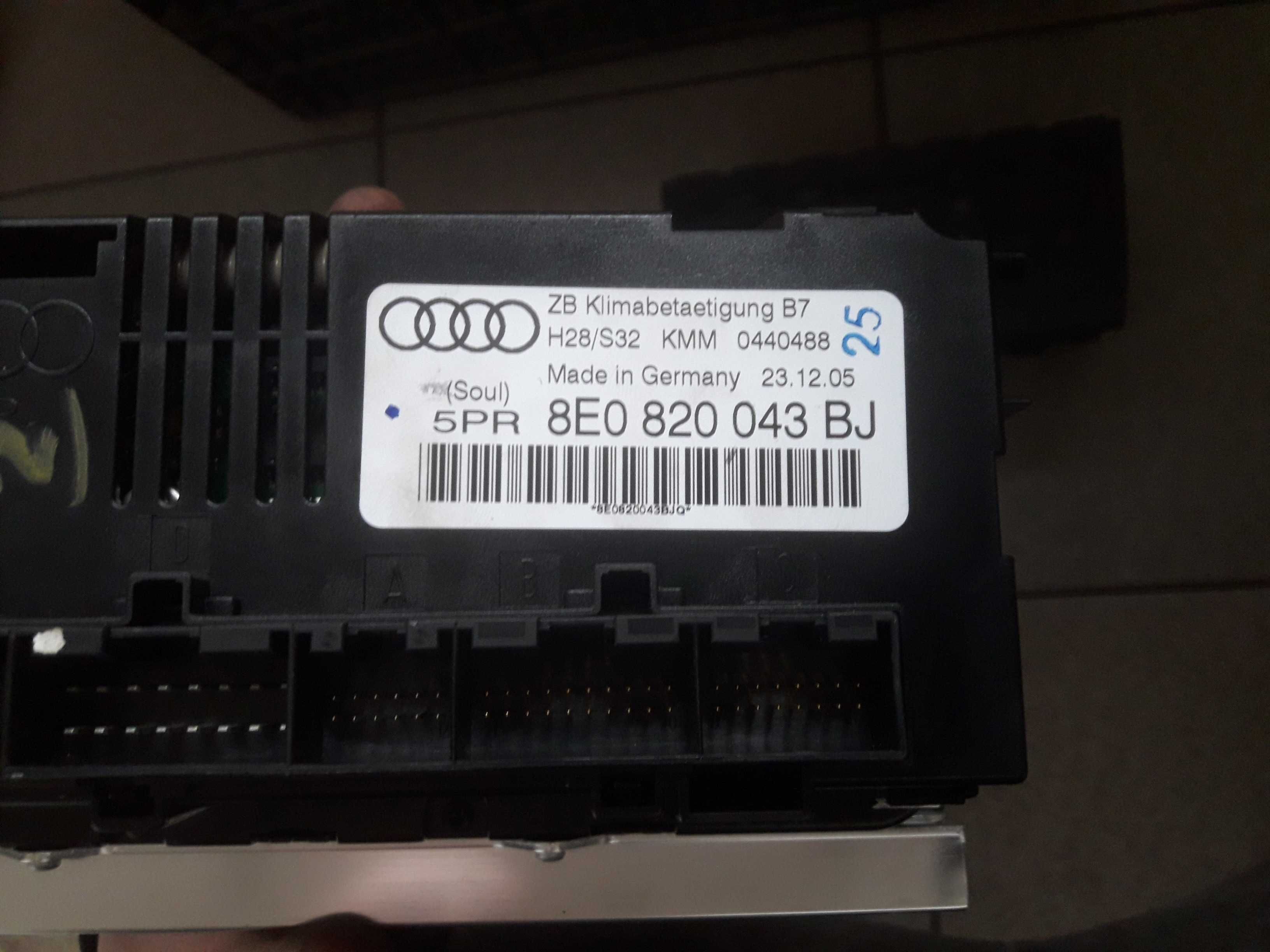 Panel climatronic audi a4 b6