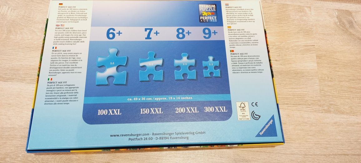 Hello Kitty ravensburger 100 XXL puzzle kotek