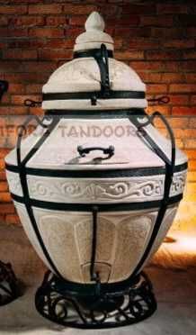 Grill Piec Tandoor Aladdin z pokrywą na zawiasach