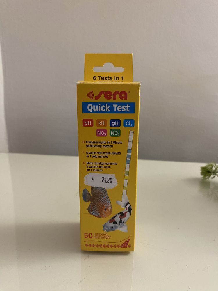 teste peixes quick teste