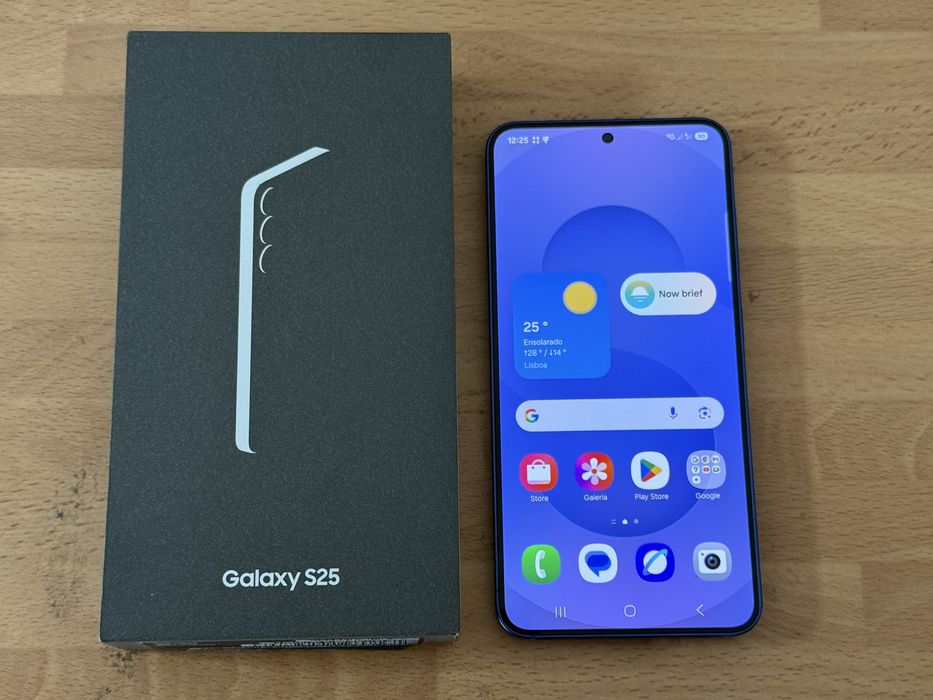 Samsung s25 128gb novo apenas activado 0ciclos carga(ACEITO RETOMA)