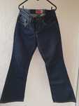 Spodnie jeansowe ciemny granat Americanos roz. W28 L30 na guziki. Nowe