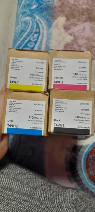 Фарба, чорнило для плотера  Epson T49H 1,2,3,4