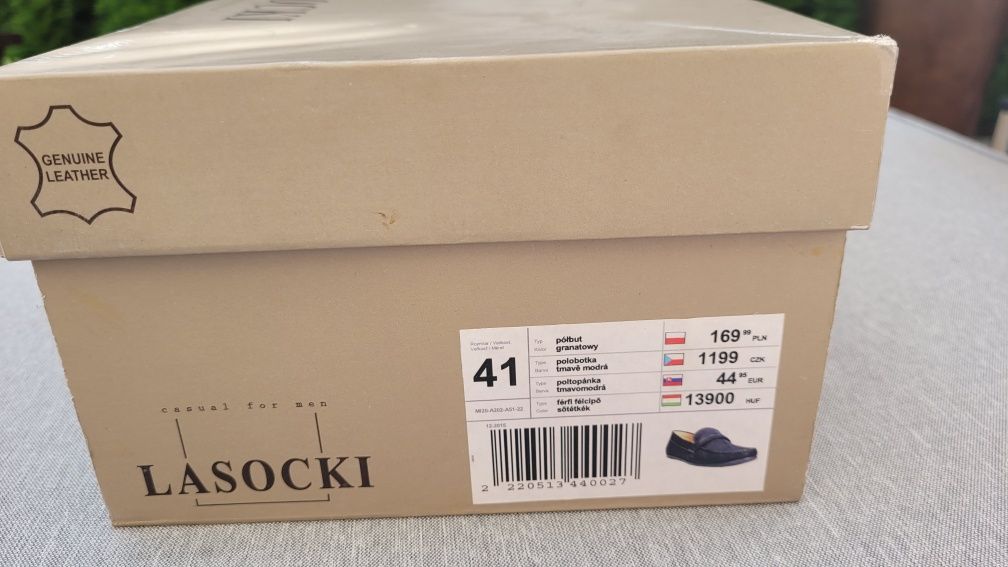 Mokasyny męskie Lasocki