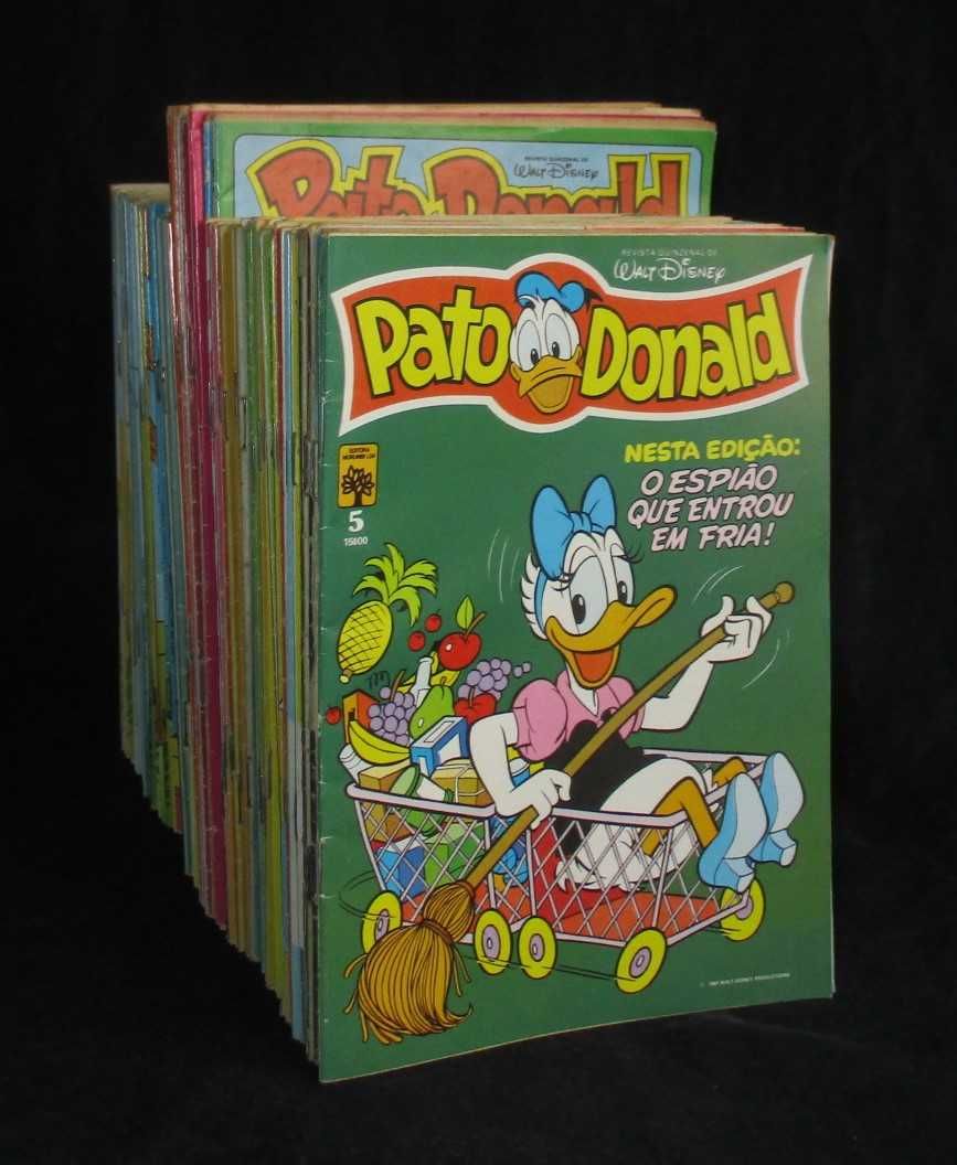 Livros Revistas BD Pato Donald 1984 a 1990 Disney