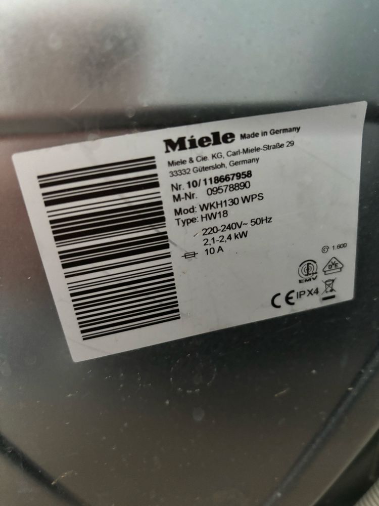Пральна машина Miele wkh130wps