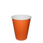 kubek papierowy 240ml pomarańczowy 50szt $