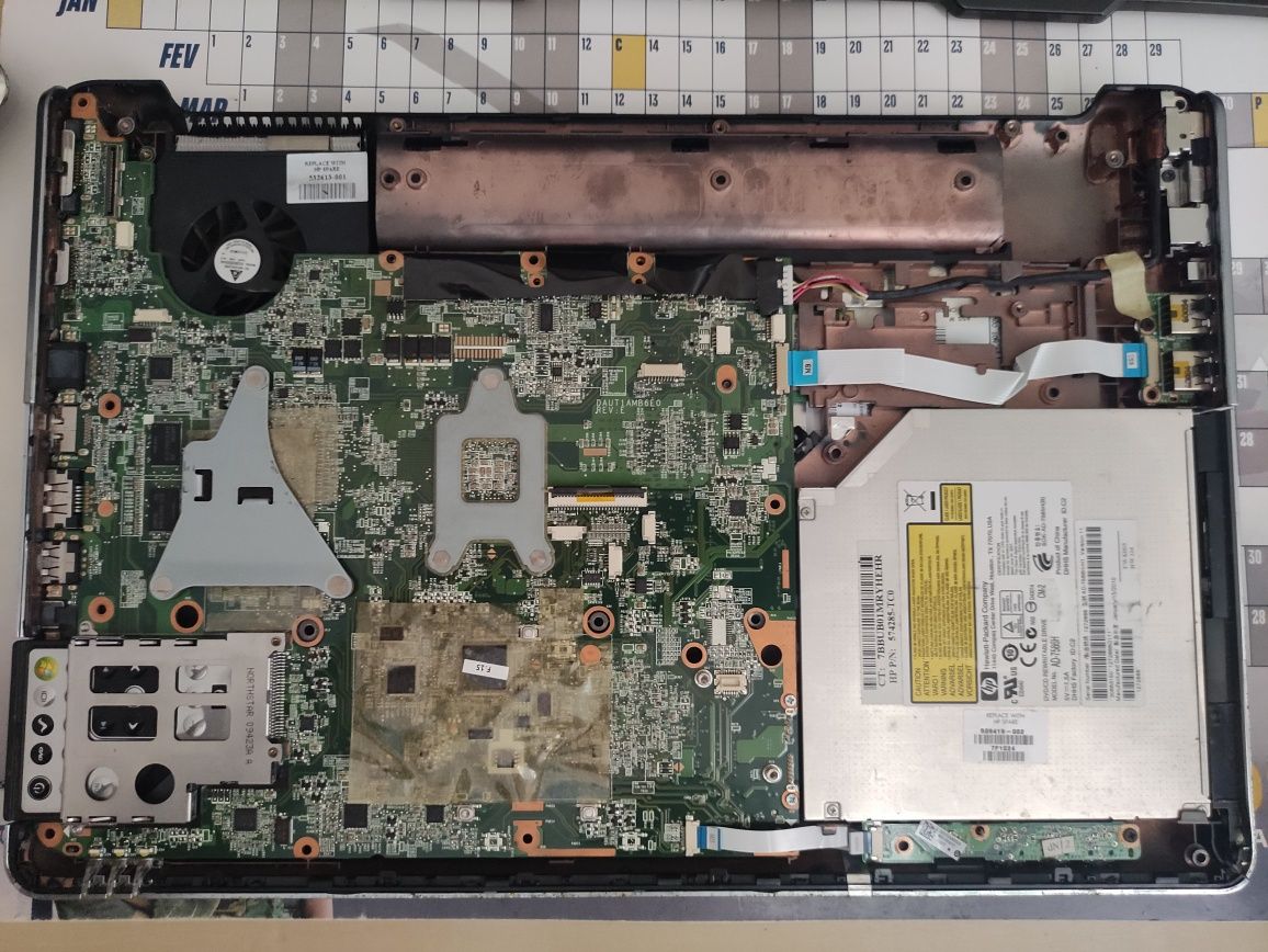 Portátil HP DV6 PEÇAS