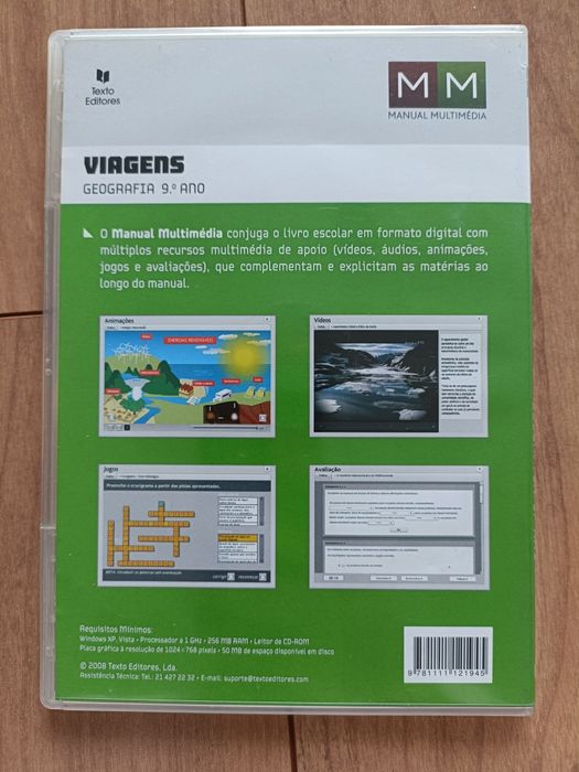 2 Manuais Multimedia: geografia e Ciências Físico Química (9°ano)