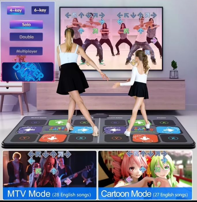 Танцювальний килимок + приставка з камерою