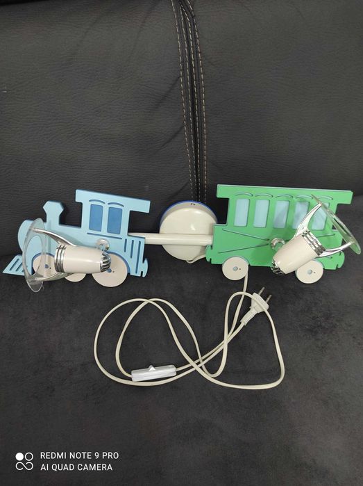 Lampka nocna Train do pokoju dziecięcego