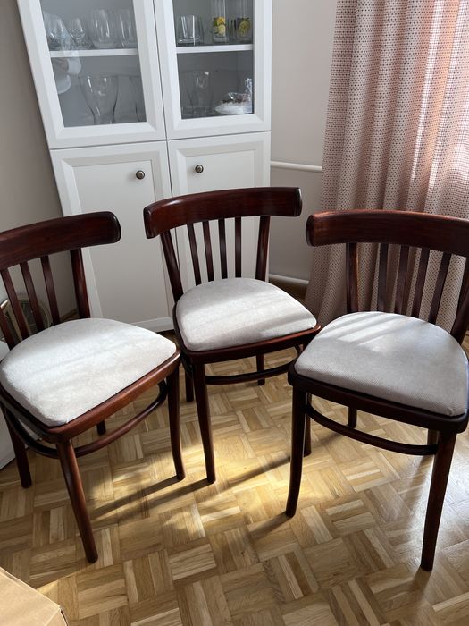 3 krzesła vintage