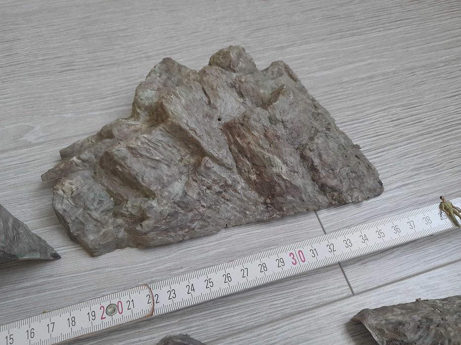 Zestaw 7 x skały skała skalne ściany góry makieta kolejowa diorama H0