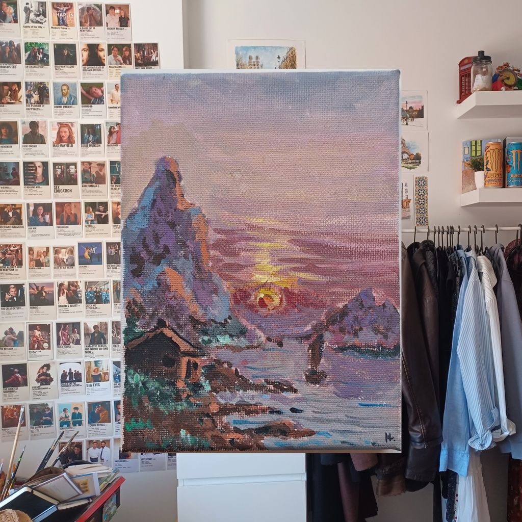 Pintura a Guache sobre Tela