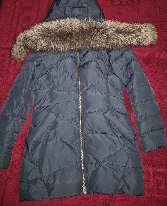 Зимова жіноча куртка пуховик 44-46