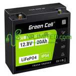 Bateria Moto 12V 20Ah Litio LiFePO4 BMS IP54 scooter eletrica ebike