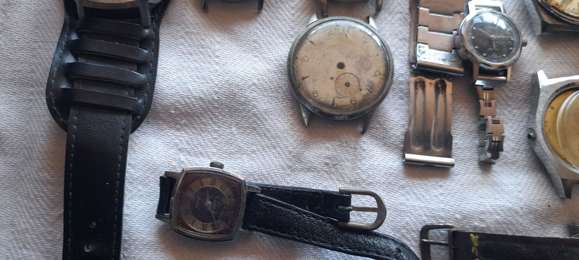 Zegarki radzieckie mechaniczne 18 sztuk