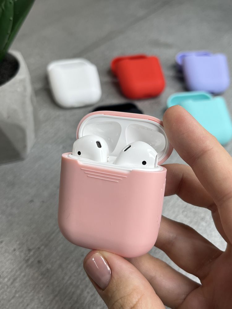 Чохол для навушників AirPods 1, 2 Кейс Чехол силіконовий