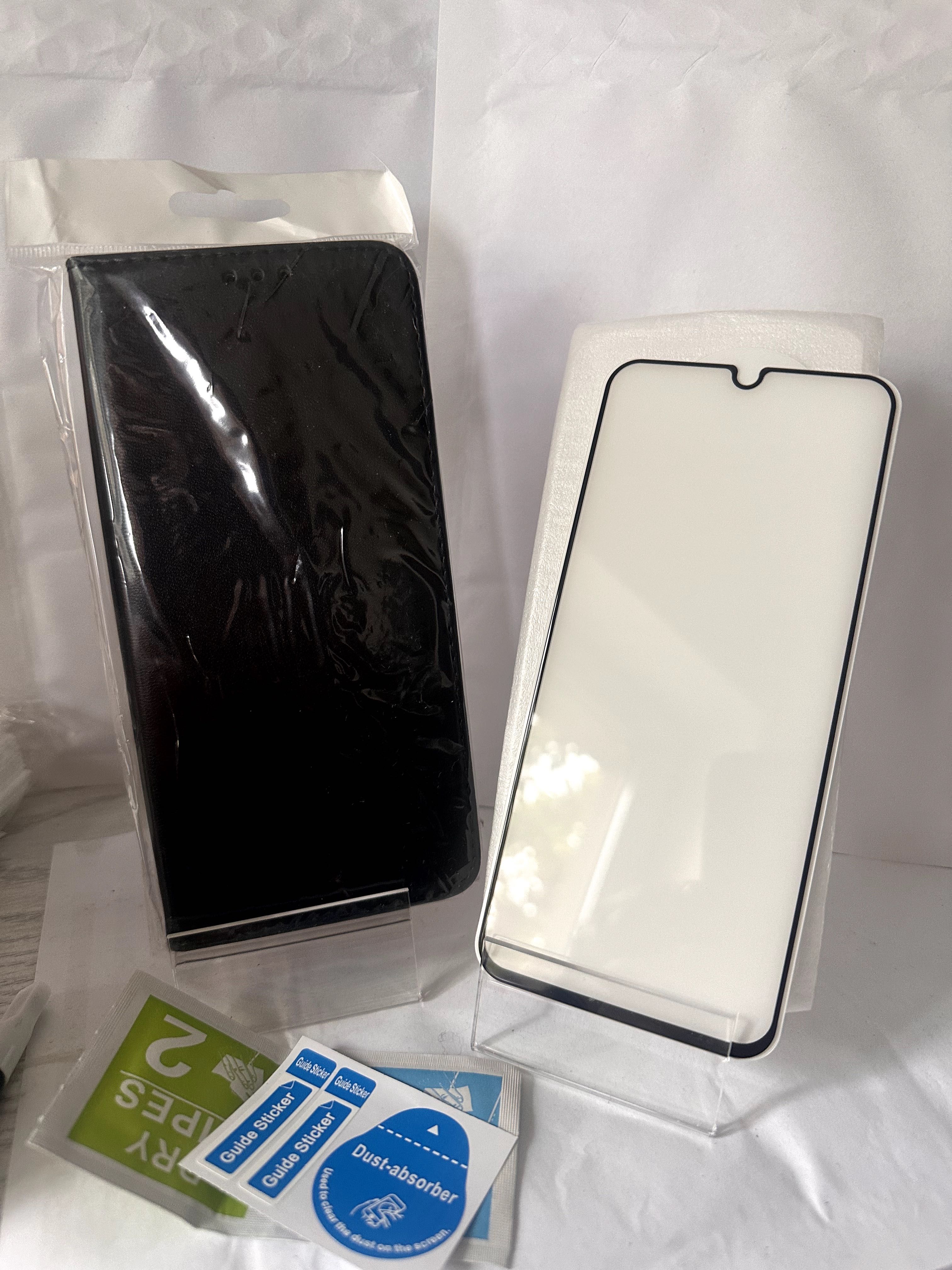 etui fancy zamykane Samsung A72 5G + szkło hartowane 5D