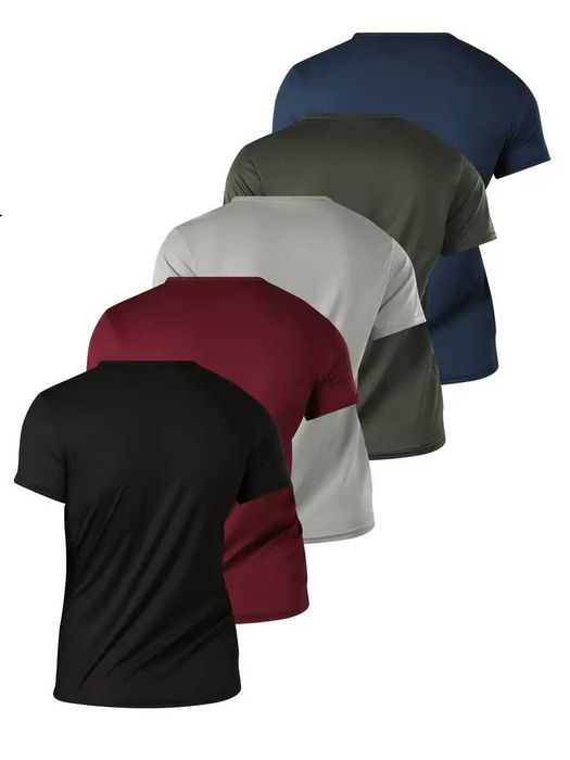 T-shirts desportivas (pack de 5)