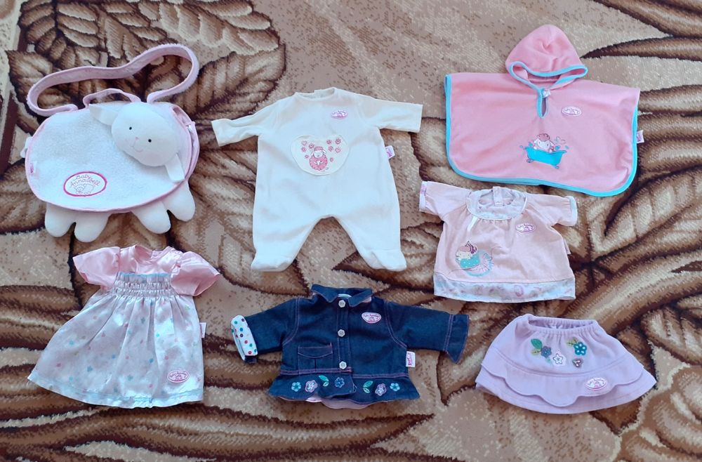 Фірмовий одяг пакетом и сумочка для ляльки, пупса Baby Annabell