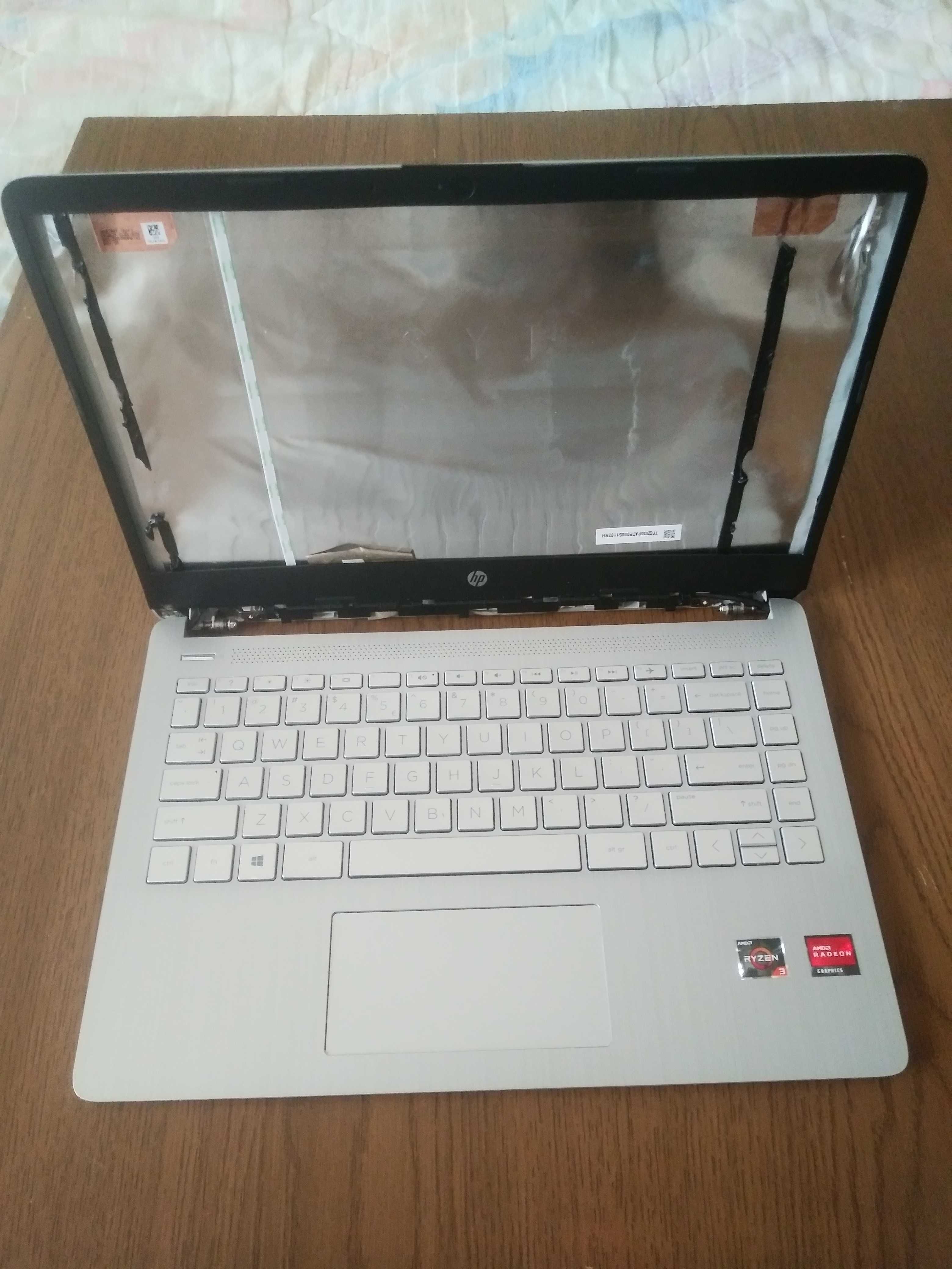 Laptop HP 14s-fq0023nw-Obudowa z baterią i zasilaczem