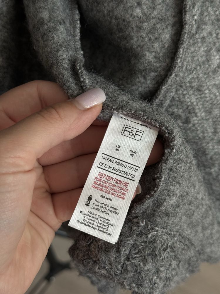 Шерстяна сорочка F&F розмір XL