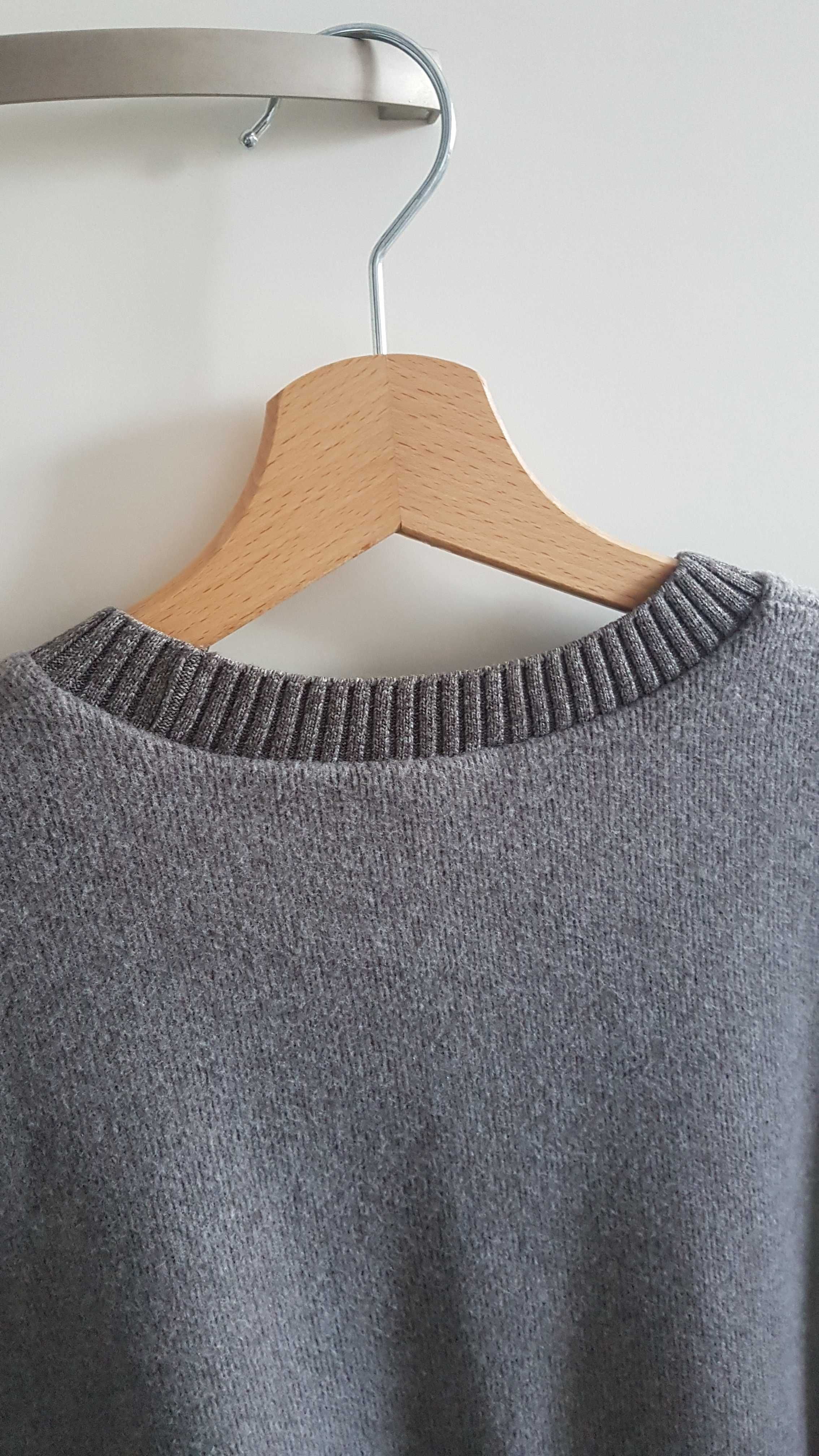 Sweter z wykończeniem soft, Zara, nowy