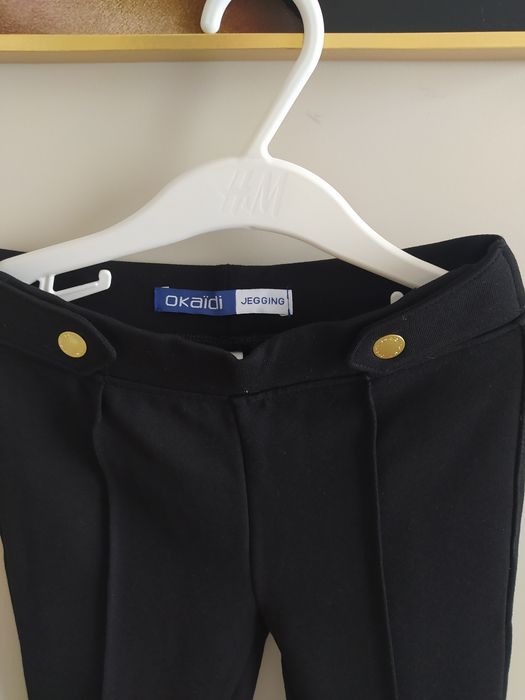 NOWE getry spodnie jeginsy Okaidi 122