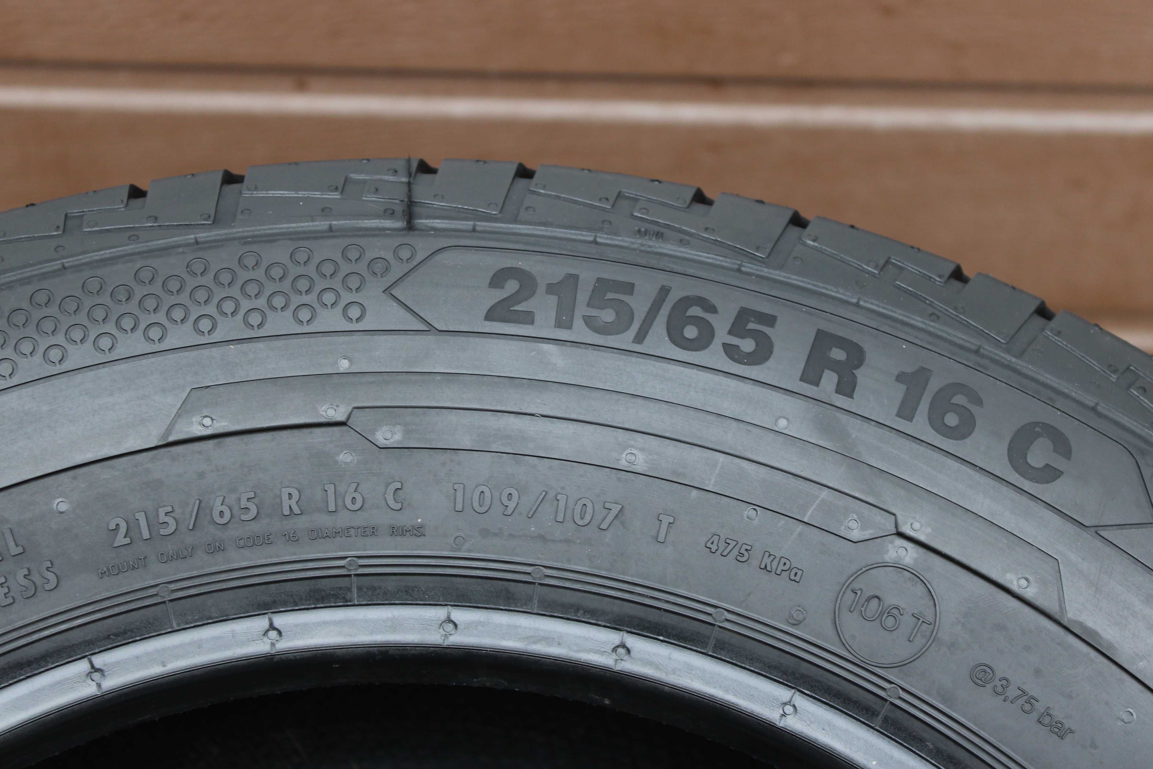 215/65R16C Continental ContiVanContact 100  109/107 R Nowe Demo 2023r.