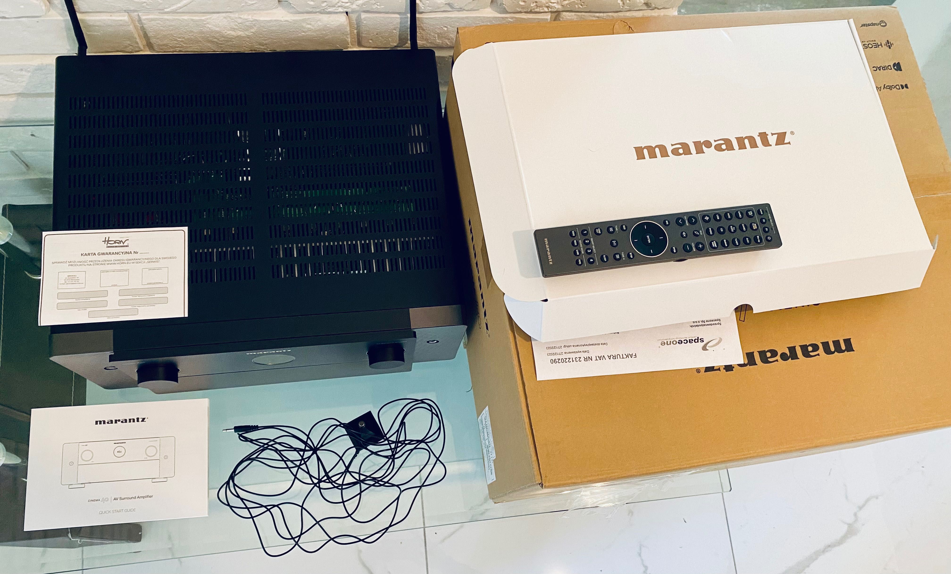 Marantz cinama 40 gwarancja pełny komplet