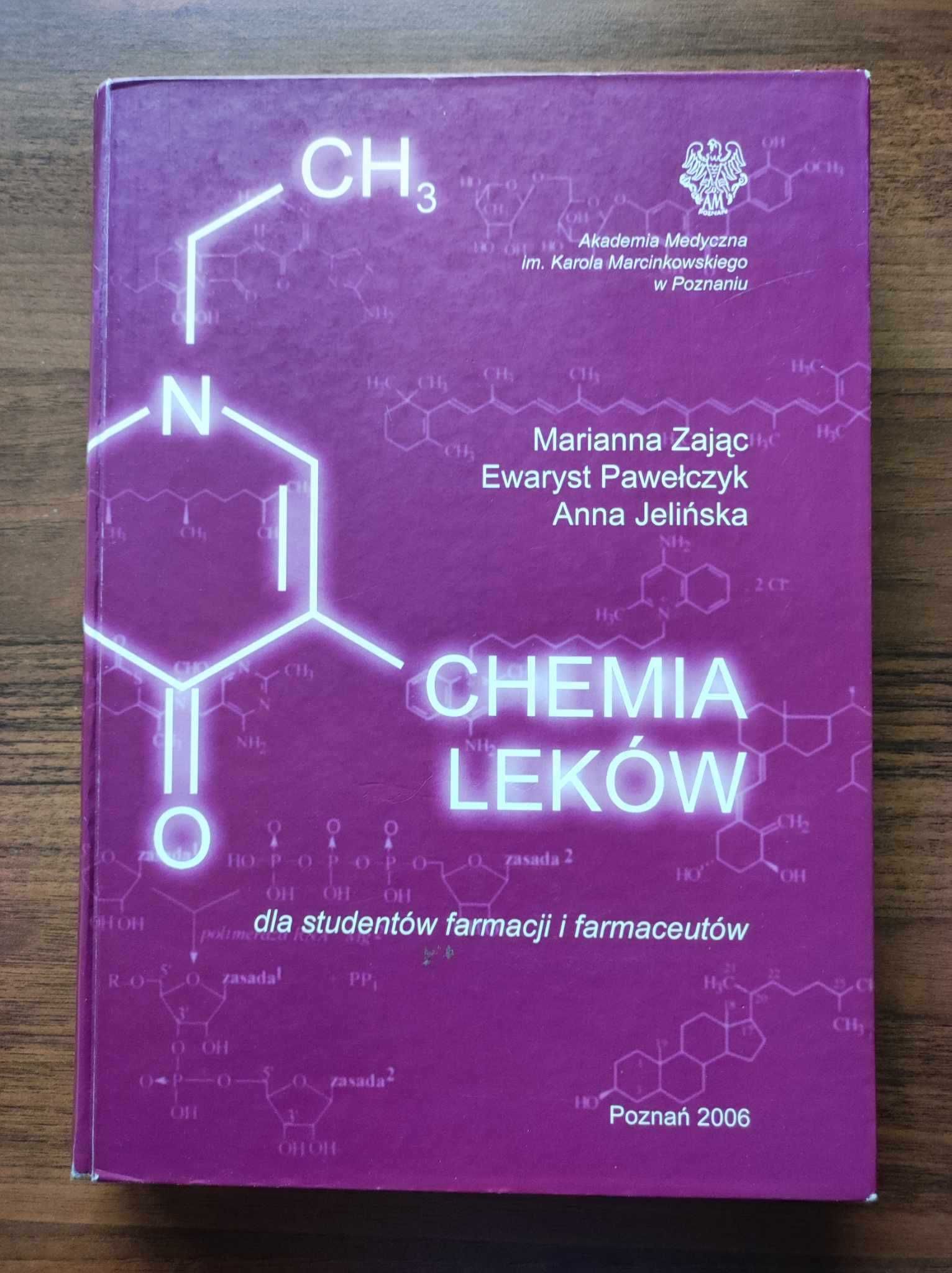 Książka Chemia Leków, podręcznik dla studentów Farmacji