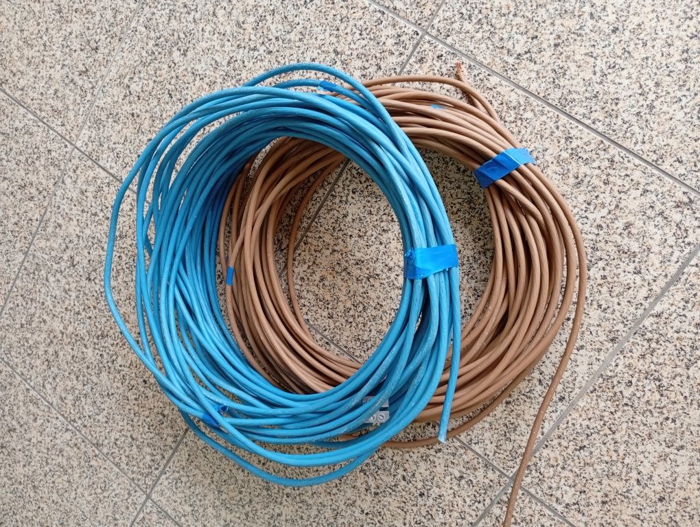 Cabos elétricos 16mm (fase e neutro)