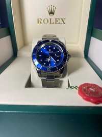 Promocja! Zegarek Rolex Submariner Blue Sea  Date! 42mm AAA Zestaw