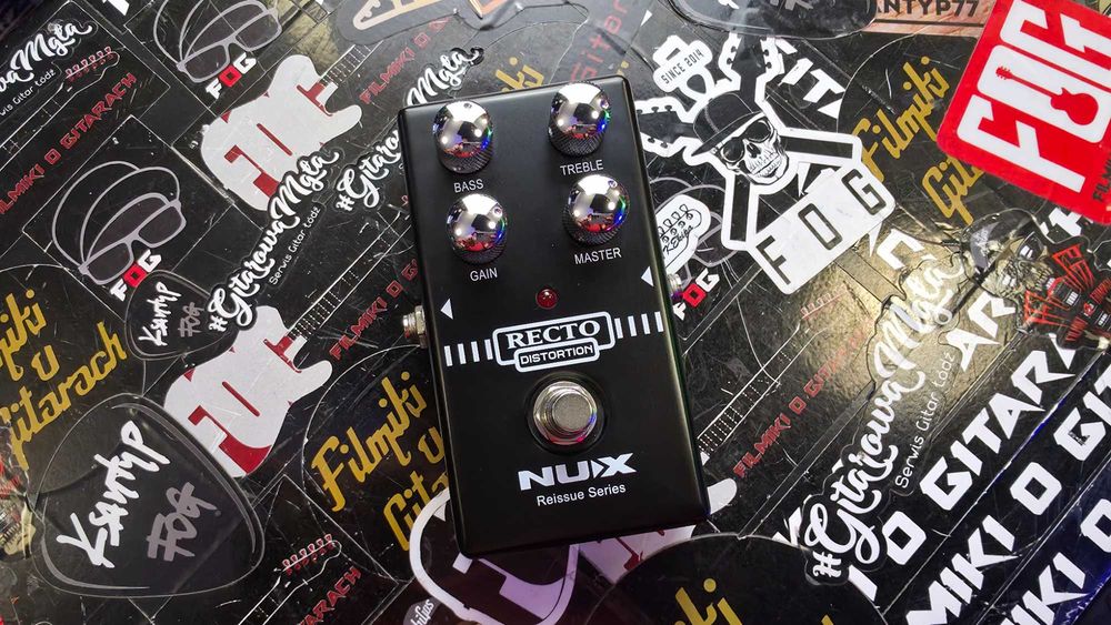 Efekt gitarowy NUX Recto Distortion brzmienie MESA Rectifier