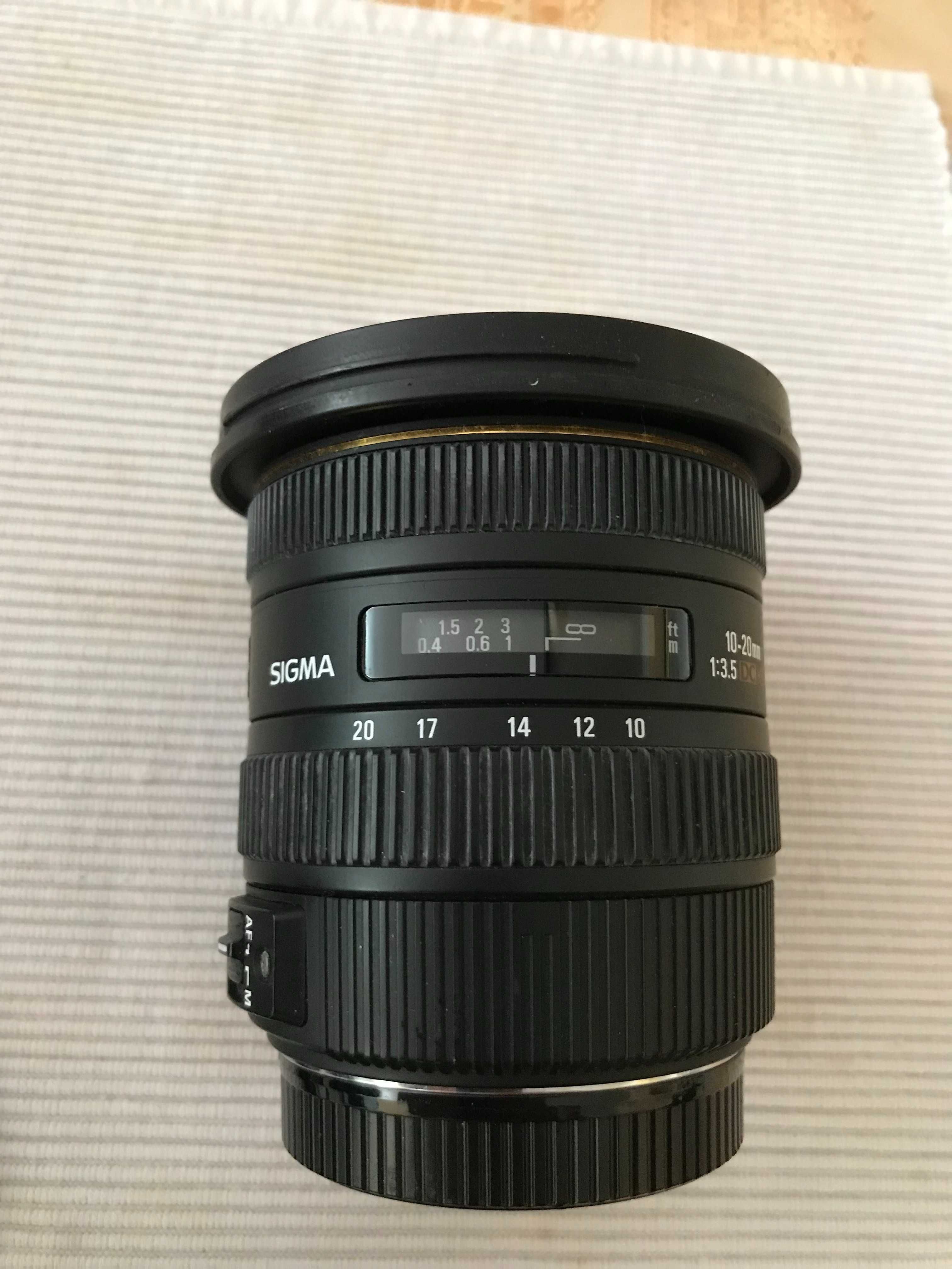 Sigma 10-20mm f4-5.6 EX DC para Canon