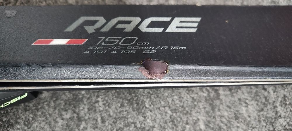 Narty Fischer RC4 RACE 150 cm + Fischer FJ 7